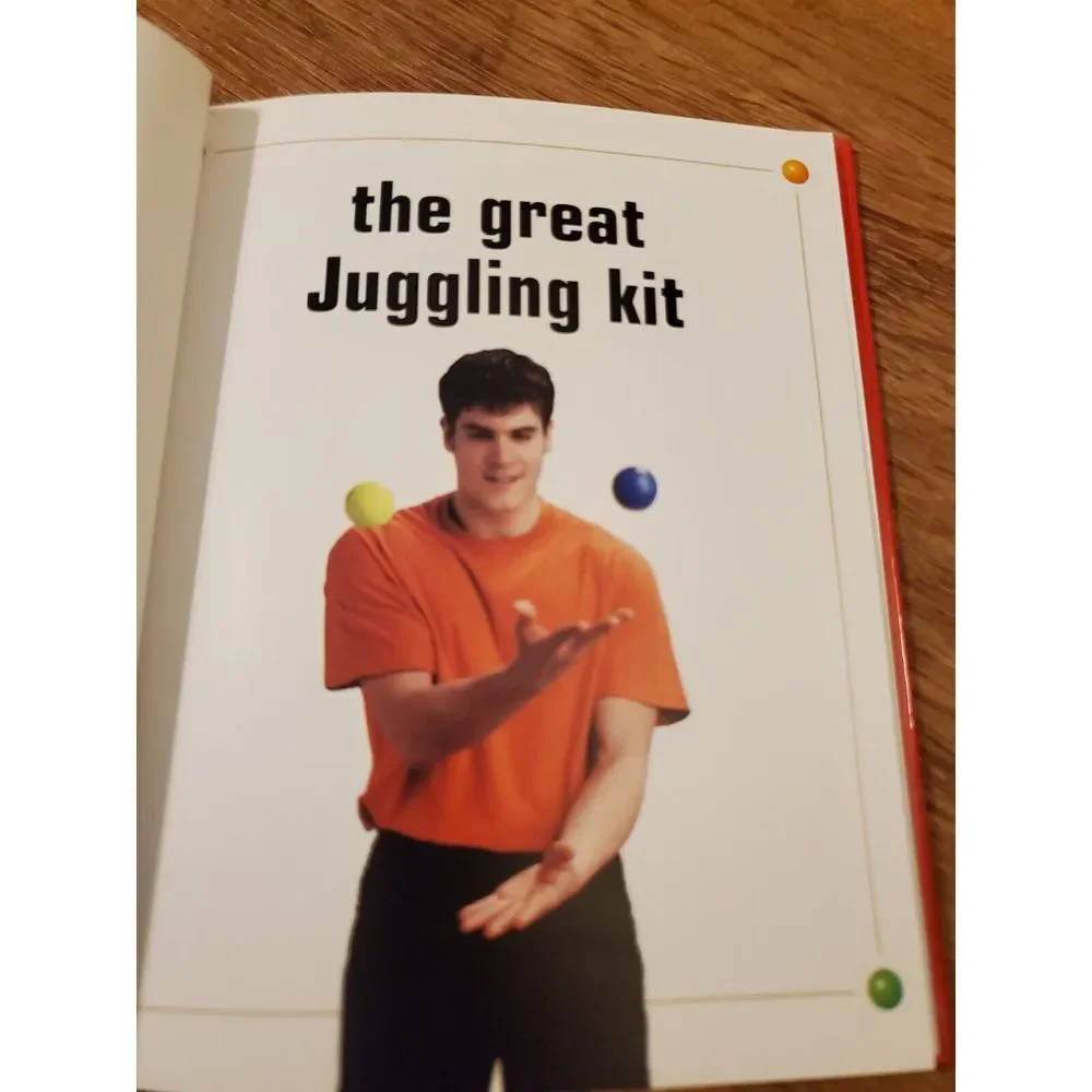 The Great Juggling Kit Hardcover Book Guide Stuart Ashman GUC‎